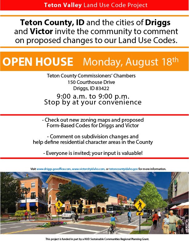 Aug 18th Open House Flyer