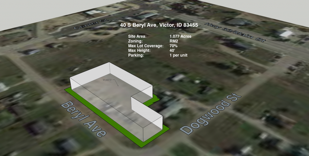 Imagine the cool projects that could be developed on this 1.1 acre property in Victor......
