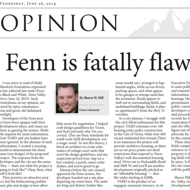 “Fenn is Fatally Flawed” – Editorial in the Teton Valley News